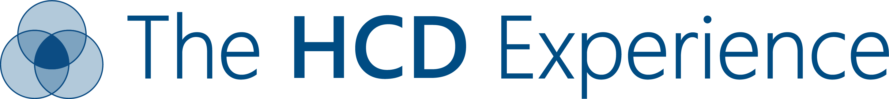 The HCD Experience logo
